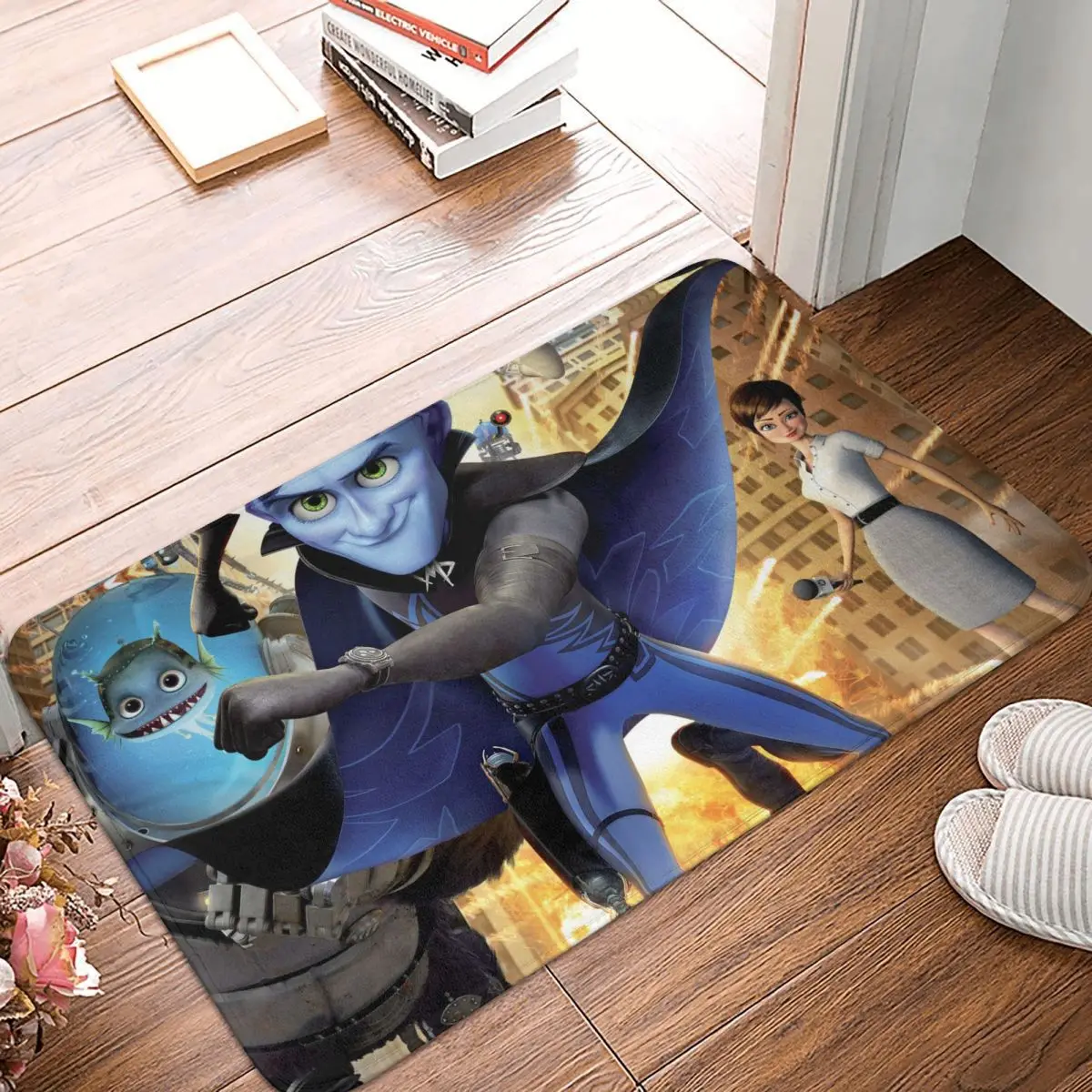 Run Bath Mat Megamind Doormat Kitchen Carpet Entrance Door Rug Home Decoration