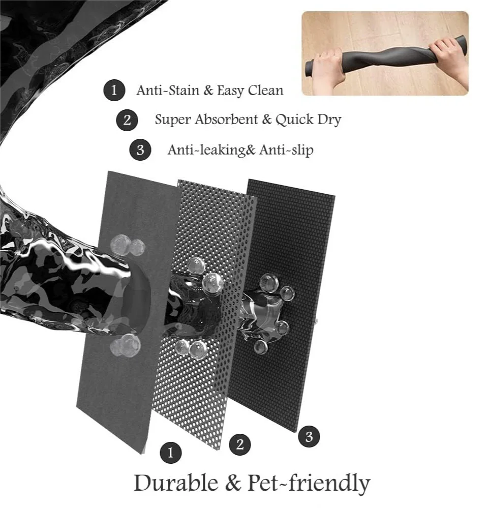 1pcs Pet Placemat Dog Food bowl Mat Cat Dog Drinking Feeding Placemat Waterproof Pet Bowl Pad Feeder Easy to Clean Dog Food Mat