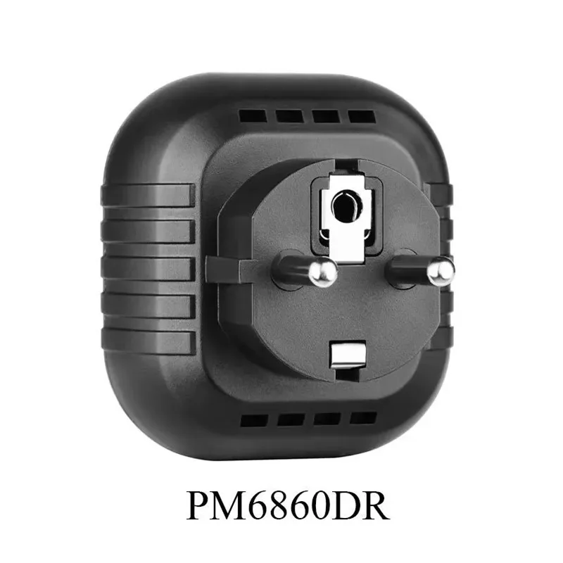 PEAKMETER 6860DR 110 / 230V Electric Socket Tester,Plug Detector Zero Line Plug Polarity Phase Check Phase Detector US/EU Plug,A