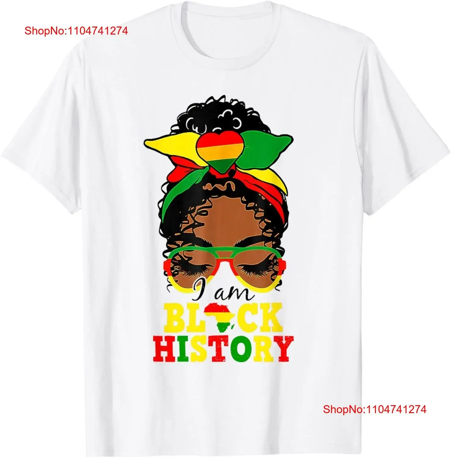 Je suis le mois de l'histoire des noirs célébration femmes afro-américaines t-shirt vintage lavé vêtements de créateur de mode légèrement élégant