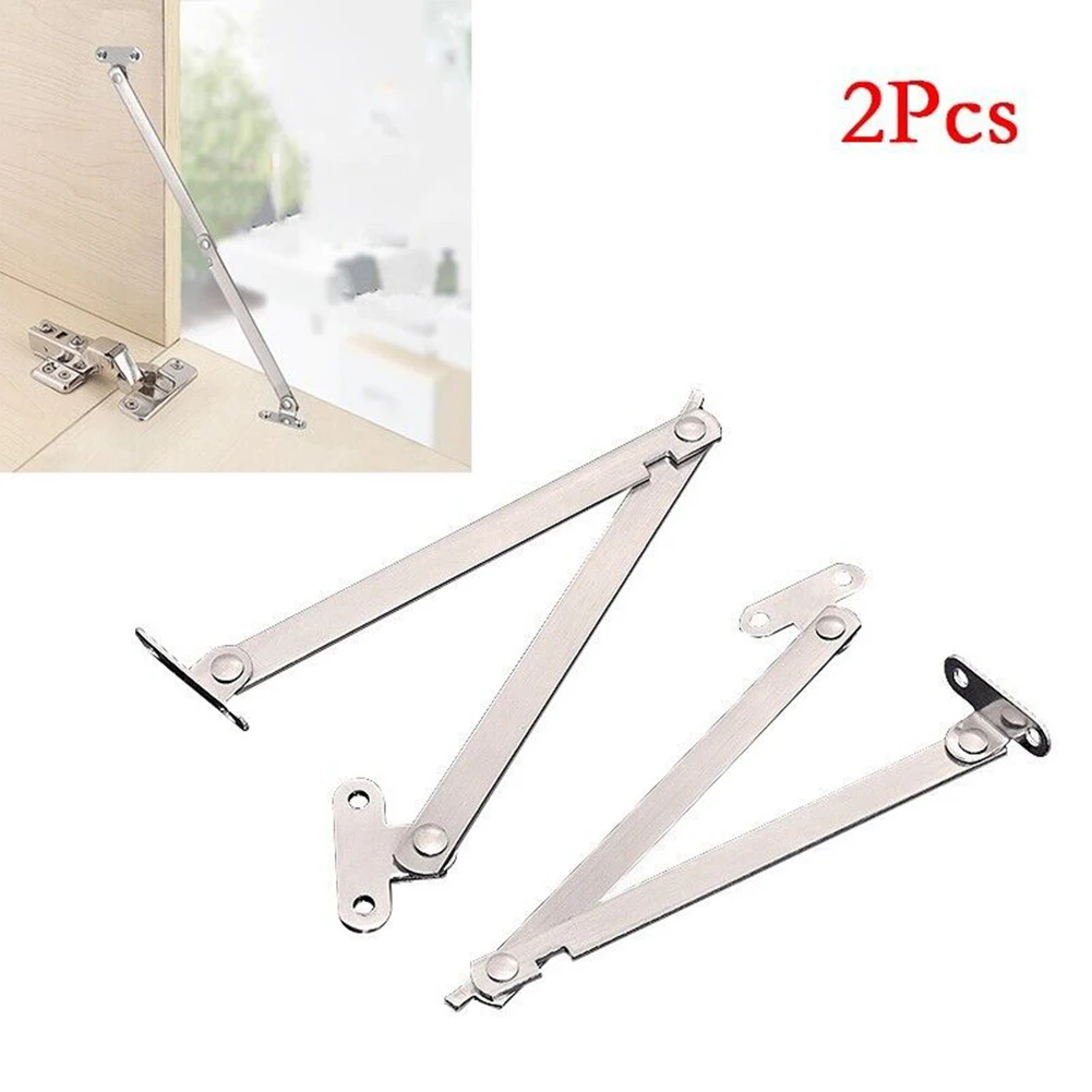 2pcs Stainless Steel Folding Pull Rod Cabinet Door Movable Lift Up Support Hardware Cabinets Hinges Cccccccccccccccccccccccccccc