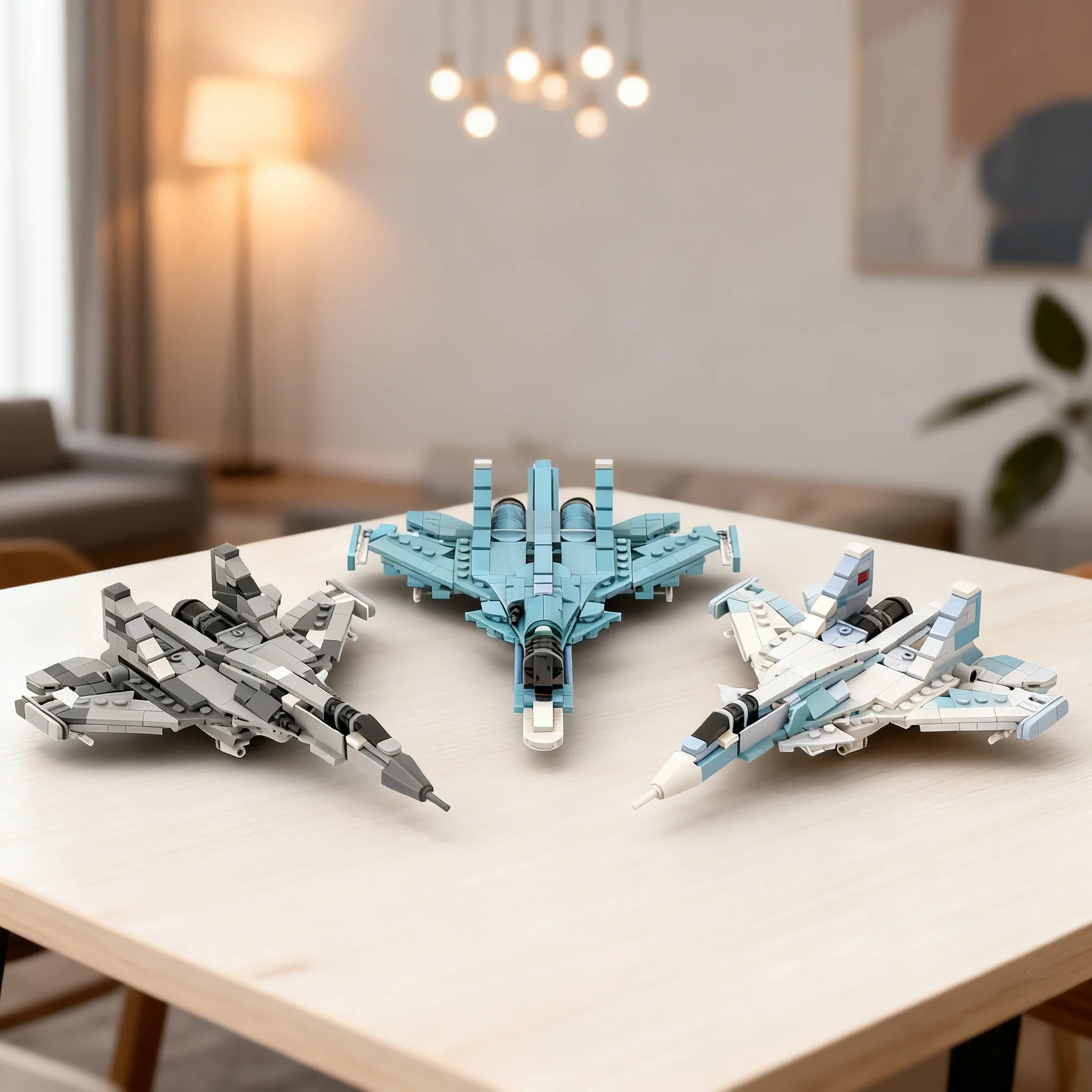929pcs MOC Sukhoi Su PACK Model Building Blocks Architecture Toy Christmas Gifts Kids Idea Assemble Birthday Education Creative