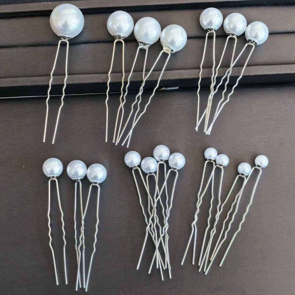 Fashion Pearl Hair Clip Pins For Women Girls Wedding Bride Hairpins Luxury Barrettes Bridal Hair Pins Decorate Hair Accessories image 4
