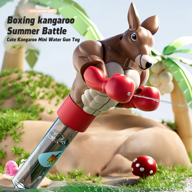 

New Boxing Kangaroo Water Gun Funny Kangaroo Water Spray Left and Right Punching Children's Toy Kangaroo Water Gun