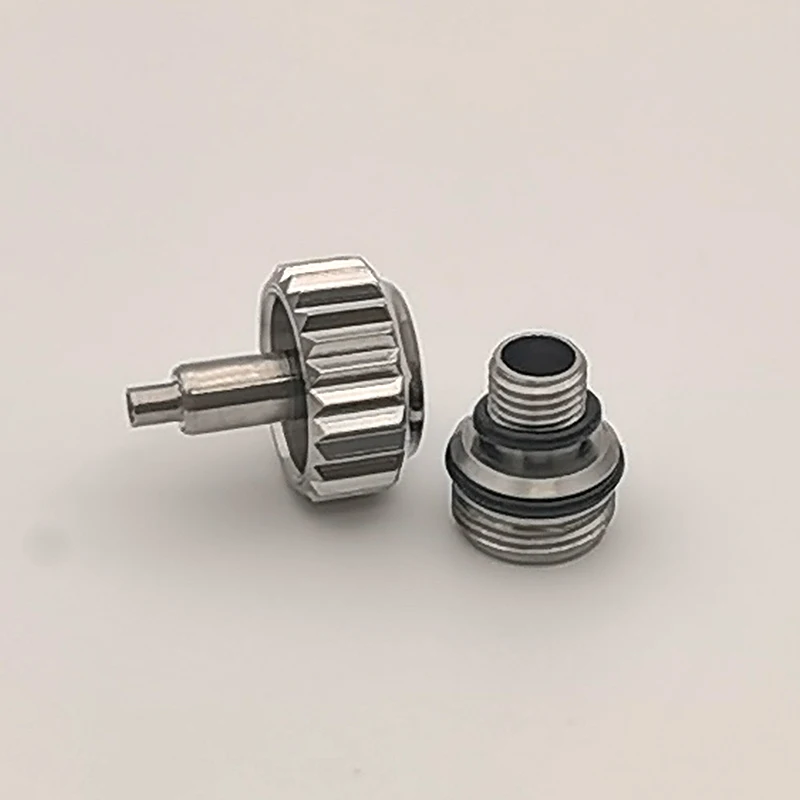 High Quality 7.03mm Stainless Steel Watch Crown For RLX Submarier GMT Yacht Master 116610 116710 , Watch Parts