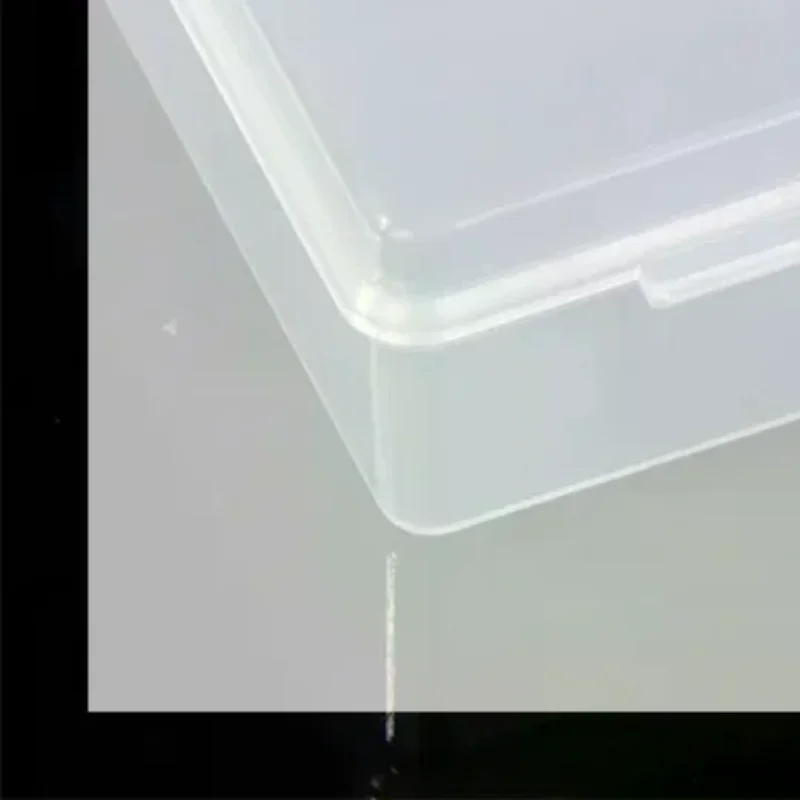 /HTF/Semi-Transparent Plastic Cards Cases Folder Matte Flip-Top Jewelry Box Accessories Storage Organize Packaging Boxes Small