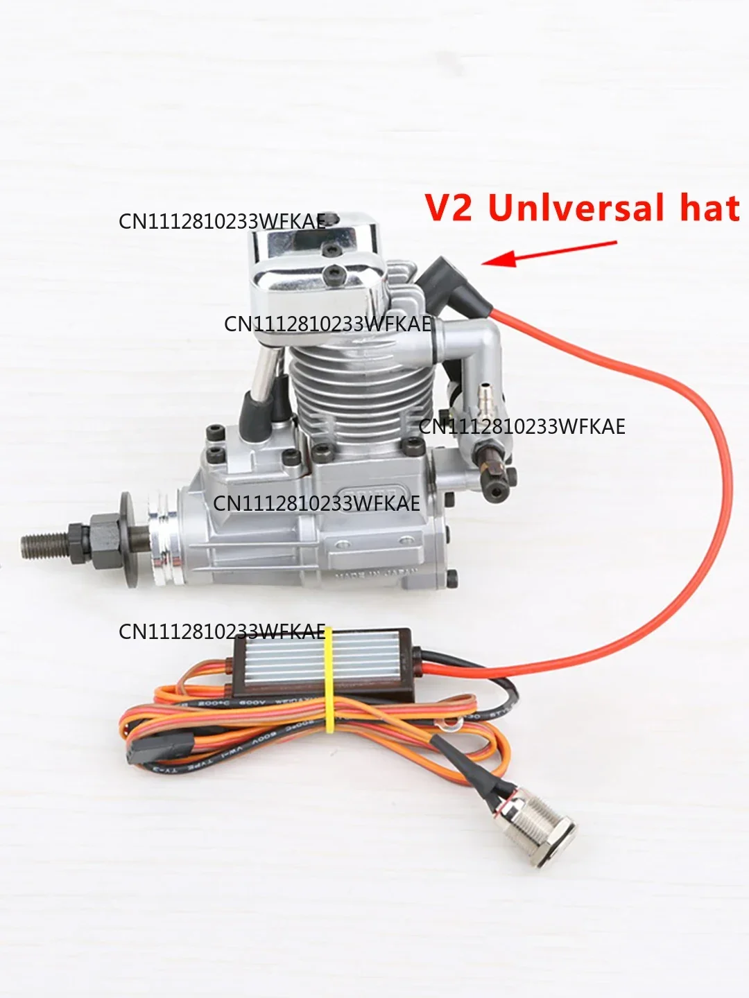 for RCEXL V2 Universal Hat On Board Glow System Methanol Engine Ignition With LED Indicator for Airplane RC