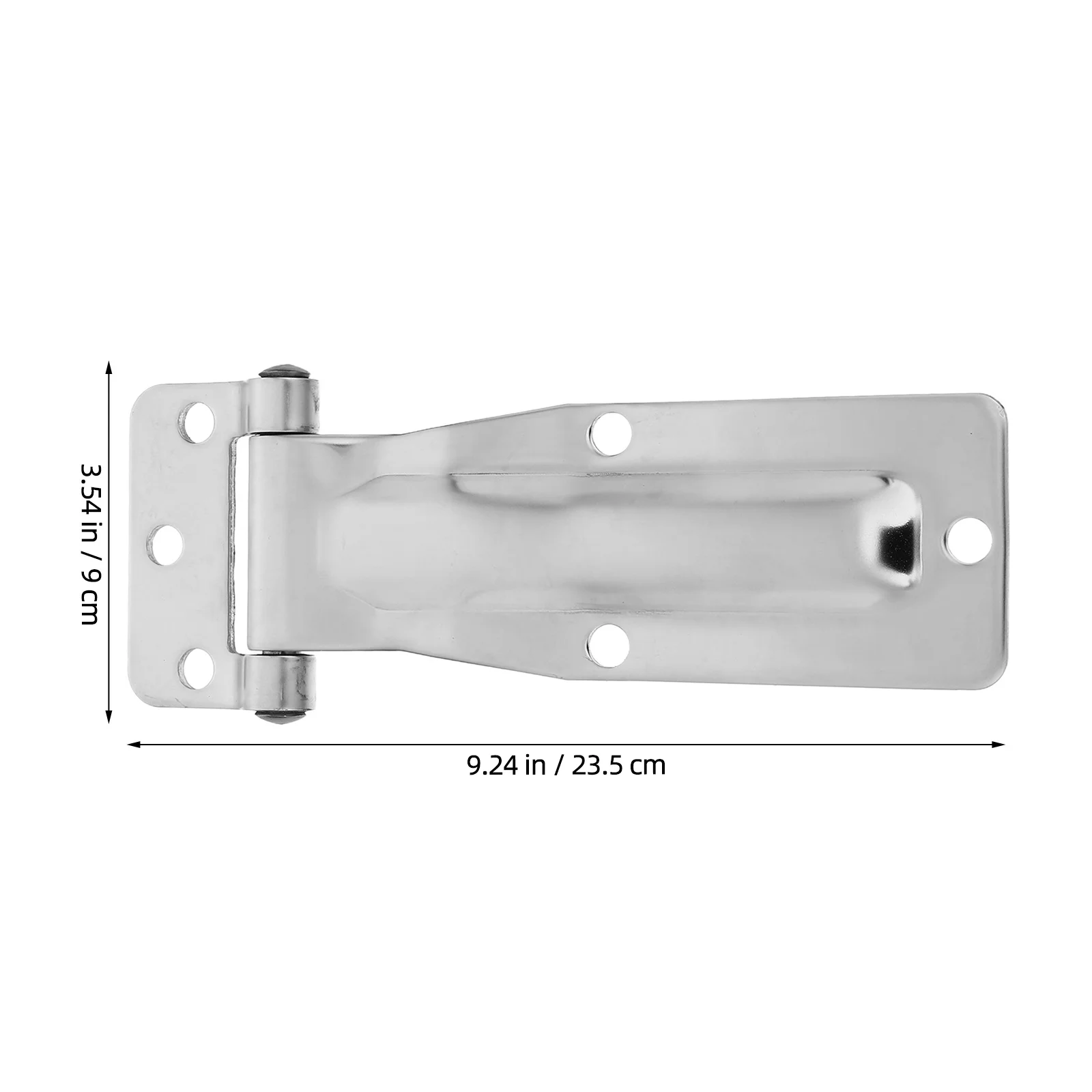 Heavy Duty Stainless Steel Hinges Marine Grade For Dump Trailer Door Container Hatch Bin Shed Cabinet Support