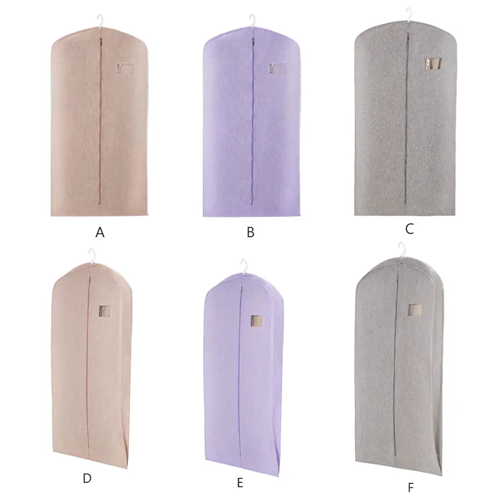 Garment Cover Hanging Pocket Clothing Bag Breathable Dustproof Covers