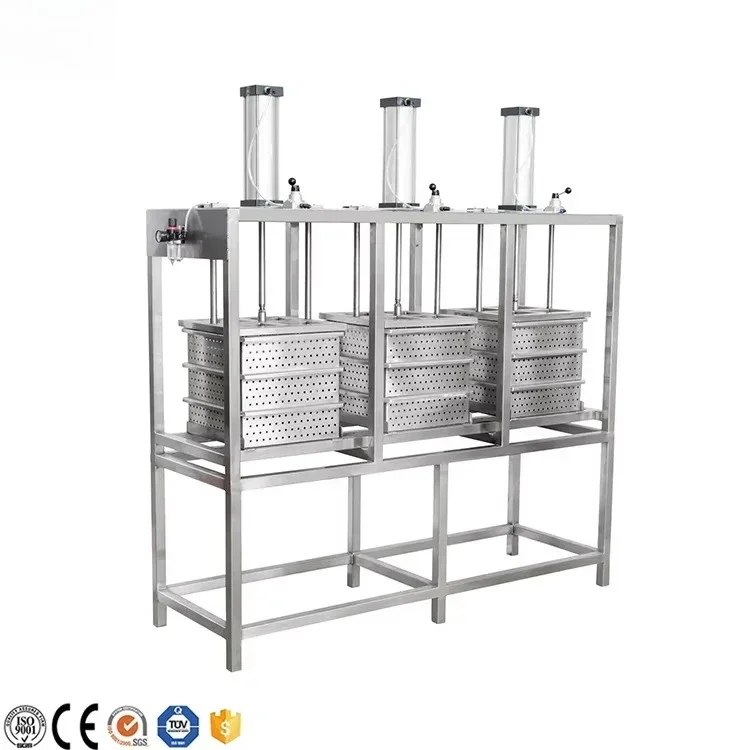 Stainless Steel Water Remove Dry Cheese Press Machine For Cheese Making Factory