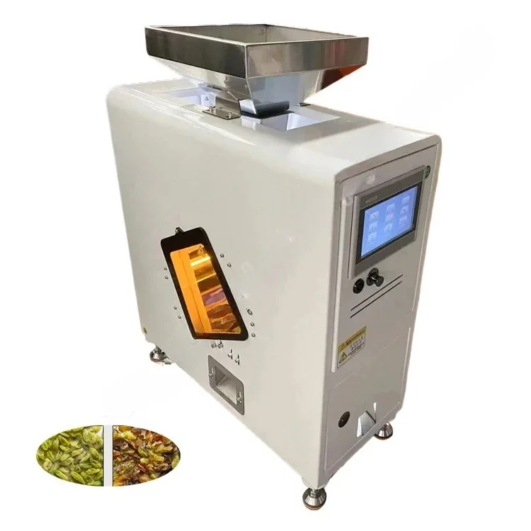 Color Sorter Coffee Cherry Optical Grain Color Sorter Machine Mini Beans Color Sorter