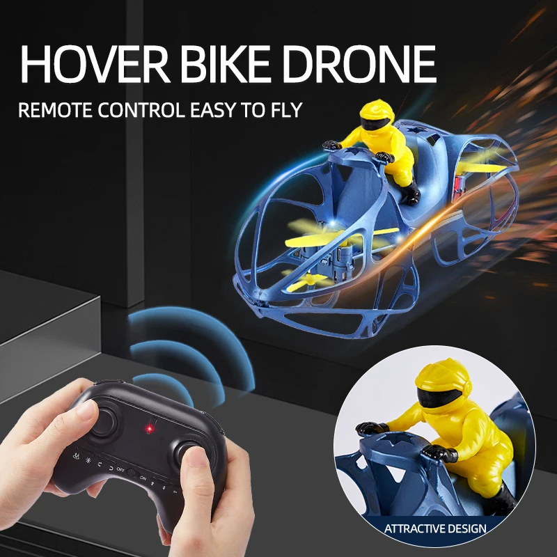 

Велосипедный дрон с дистанционным управлением 2,4 ГГц — простой в летать радиоуправляемый самолет с привлекательным дизайном для захватывания воздушных развлечений