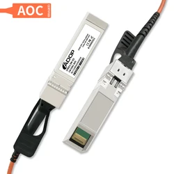 10G SFP + AOC 케이블-10GbE SFP +-SFP + 활성 광섬유 케이블, OM3 MMF 직접 부착 광섬유 어셈블리, 시스코용 SFP +