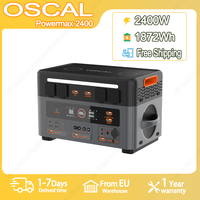 OSCAL PowerMax 2400 Portable Power Station 2400W Solar Generator 1872Wh LiFePO4 Battery Home Backup Outdoor Camping Mobile power