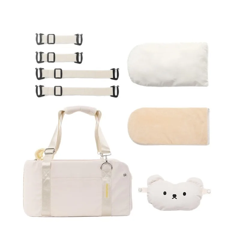 Lightweight Outdoor Cat Carrier, Crossbody & Single Shoulder Pet Travel Storage Bag