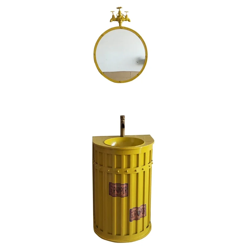 Wash Basin Modern Wall Mounted Floor Standing Bathroom Waterproof Moisture Proof