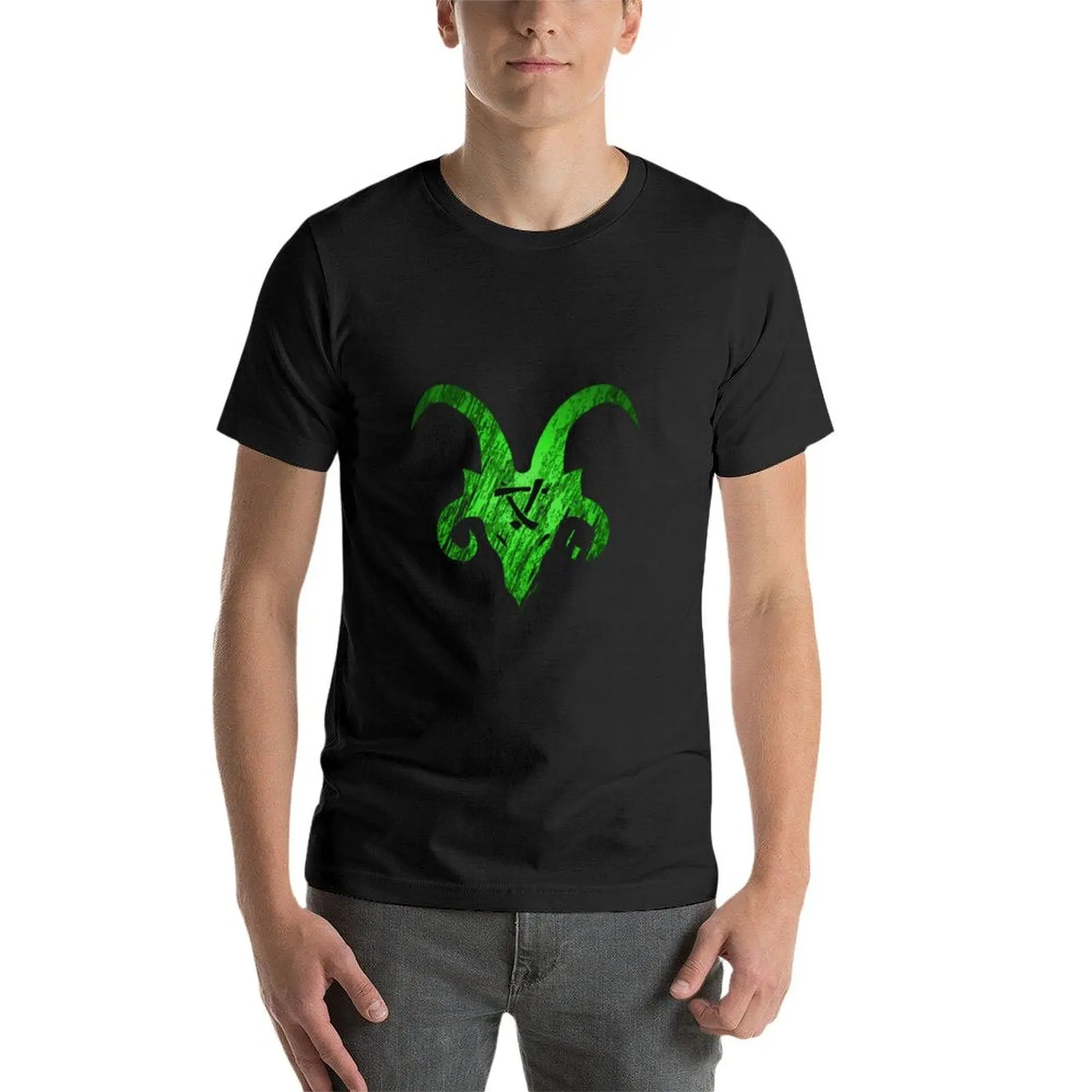 Horned Skaven green T-Shirt boys animal print sublime cute clothes new edition designer t shirt men