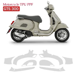For VESPA GTS300 PPF TPU Motorcycle Accessories Transparent Paint Protective Film Anti-scratch GTS 300 Stickers Paint Protection