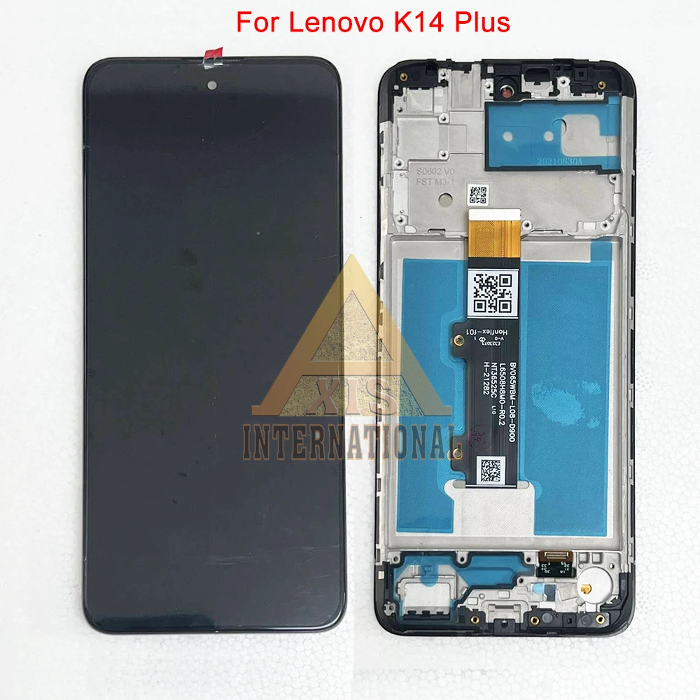 Original For Lenovo K14 LCD K14 Plus Display K14 Note Screen Touch Screen Panel Digitizer For Lenovo K15 Plus LCD K15 Frame