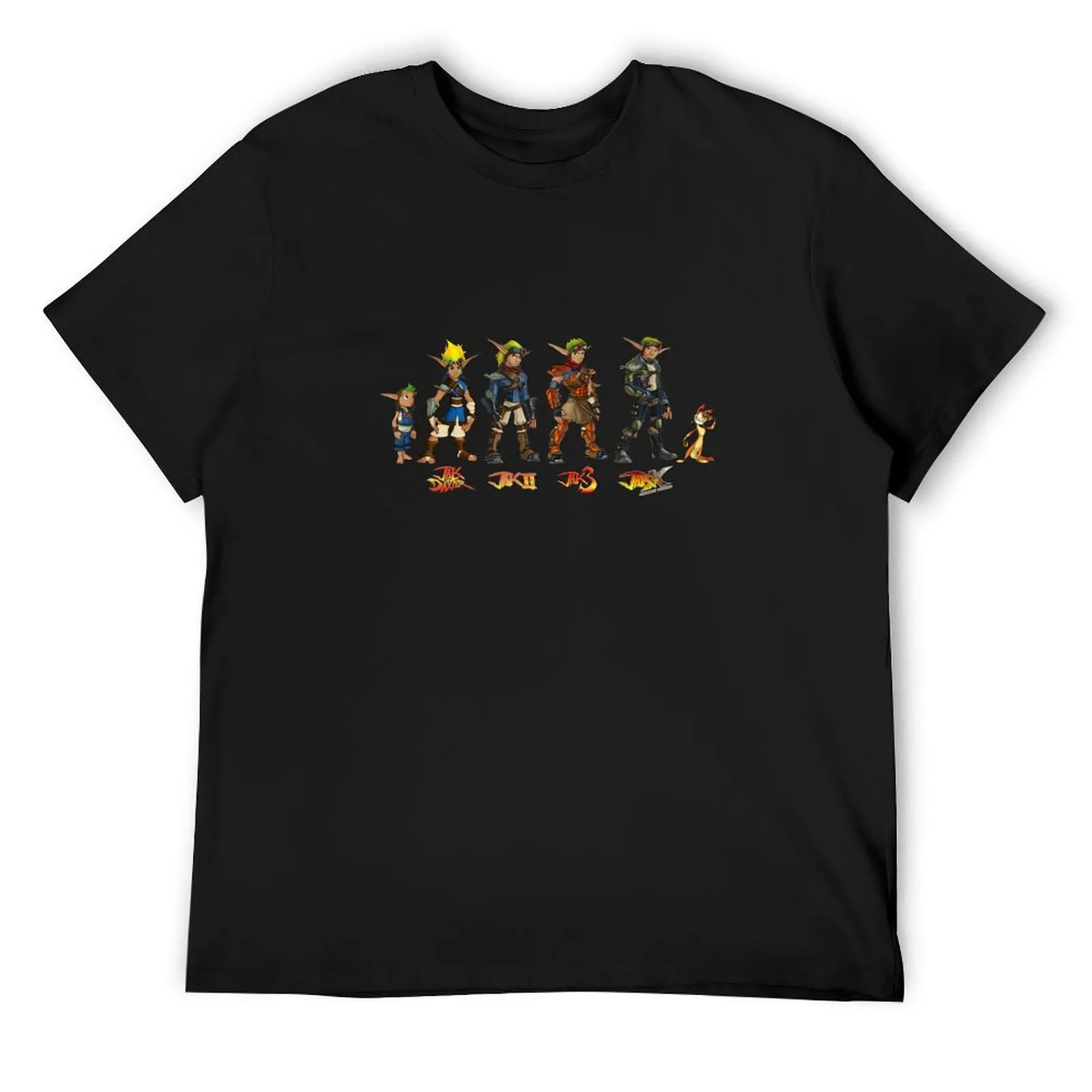 Jak and Daxter Saga - Full Colour T-Shirt cute tops baggy shirts men graphic t shirts