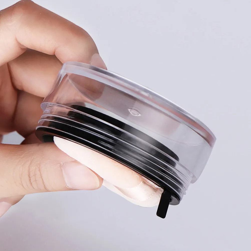 20G Portable Loose Powder Container with Sifter Lid Double Layer Design Leak Proof Makeup Powder Case Travel Friendly Compact