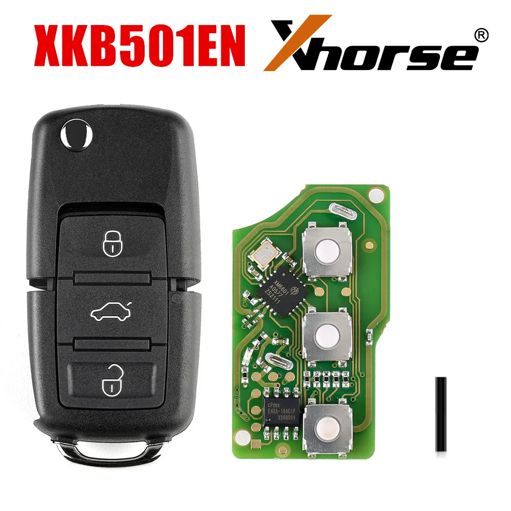 Xhorse Wire Key XKB501EN XKB506EN XKLKS0EN XKFO01EN XKHY01EN XKKF02EN XKHY05EN XKKF20EN XK Wire Remote Key 5PCS/Lot