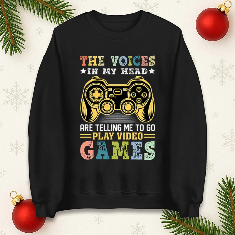 

Show Player Games Sweater Gamers Jumper Kersttrui RetroThe Player of Games Pullover Retro Gamer Jumper Vintage Casual Wear