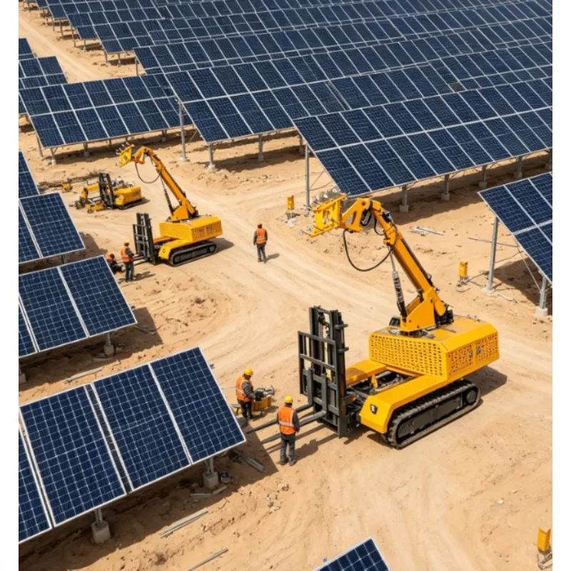 Customized Professional Photovoltaic Panel Installation Vehicle Ideal For Solar Panel Mounting And On Site Construction Work