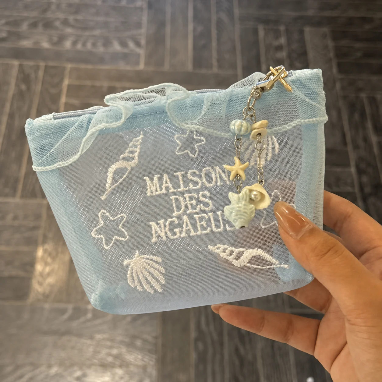 Daily Travel Pouch Mini Women'S Cosmetic Bag Mini Makeup Bag Embroidered Portable Storage Pouch For Sanitary Napkin Storage