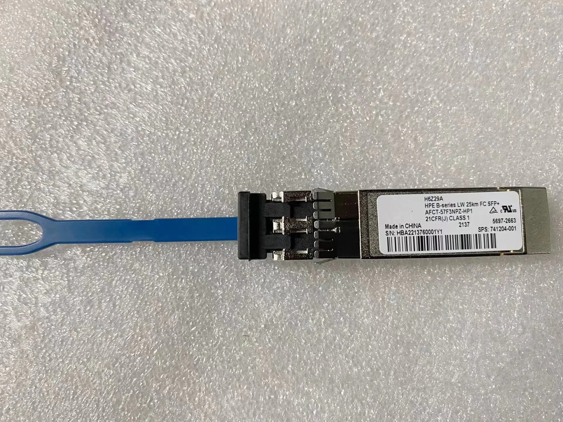 

16G SFP 25KM Transceiver Switch H6Z29A 741204-001 16Gb LW 25km FC SFP+ AFCT-57F3NPZ-001 5697-2663 16G Optical Module