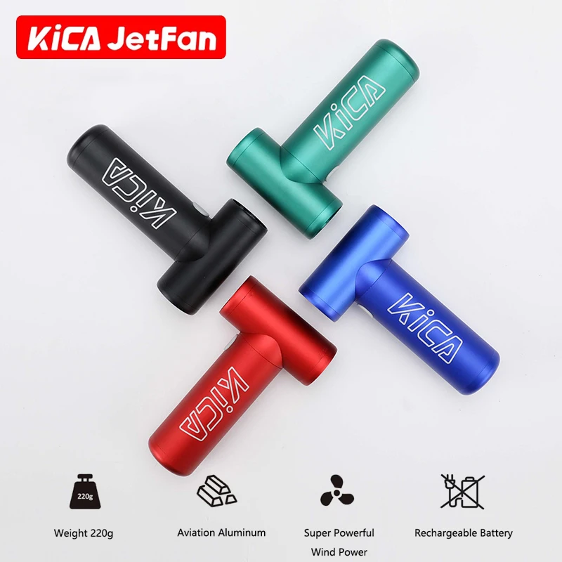 

KICA Jetfan Electric Air Blower Mini Turbo Fan Cordless Compressed Air Duster Cleaner for Computer Rechargeable Portable BBQ Fan