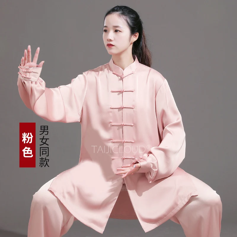 Tai Chi Suit Women's New Martial Arts Performance Suit Men's Baduanjin Tai Chi Boxing Practice Suit Spring and Autumn Suit