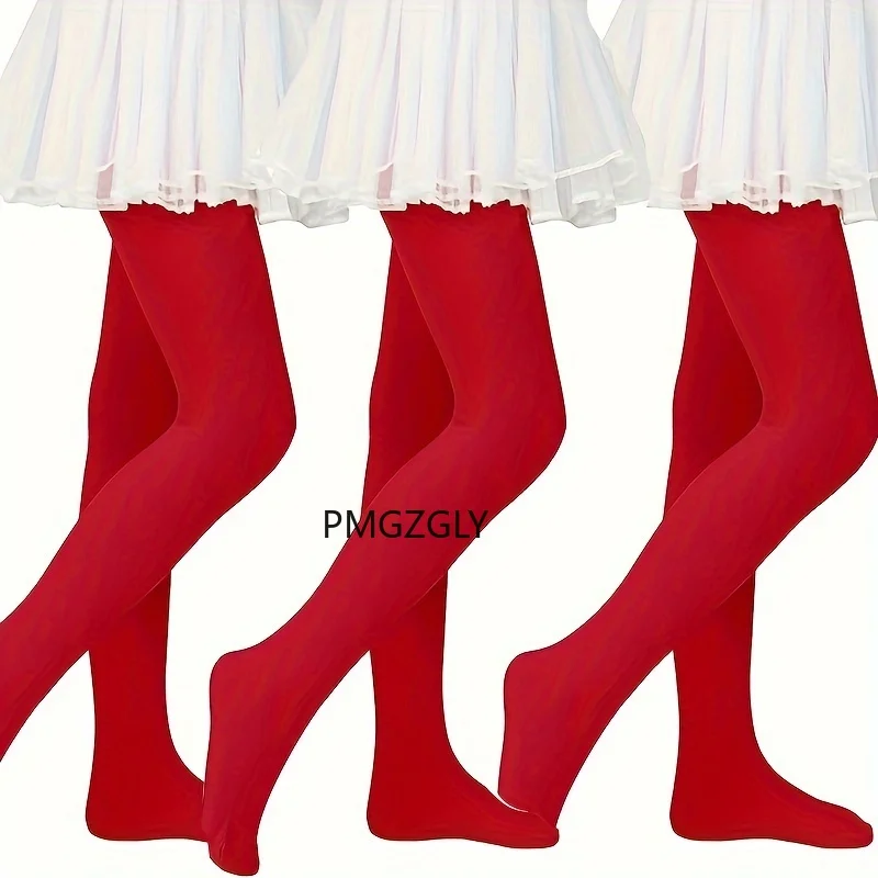 Children Girls Candy Color Velvet Stockings Sock Kids Pantyhose Solid White Ballet Dance Tights For Pants For Baby Girl Leggings