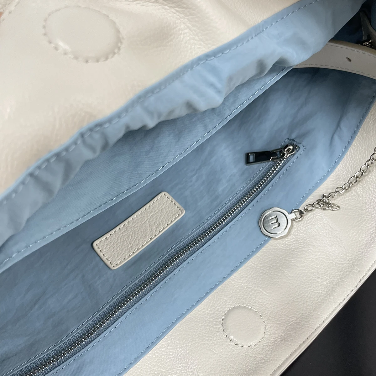 

Top Layer Cowhide Leather White Tote Bag Women's Single oulder Slant Cross Large Buet Bag Genuine Leather Handbag