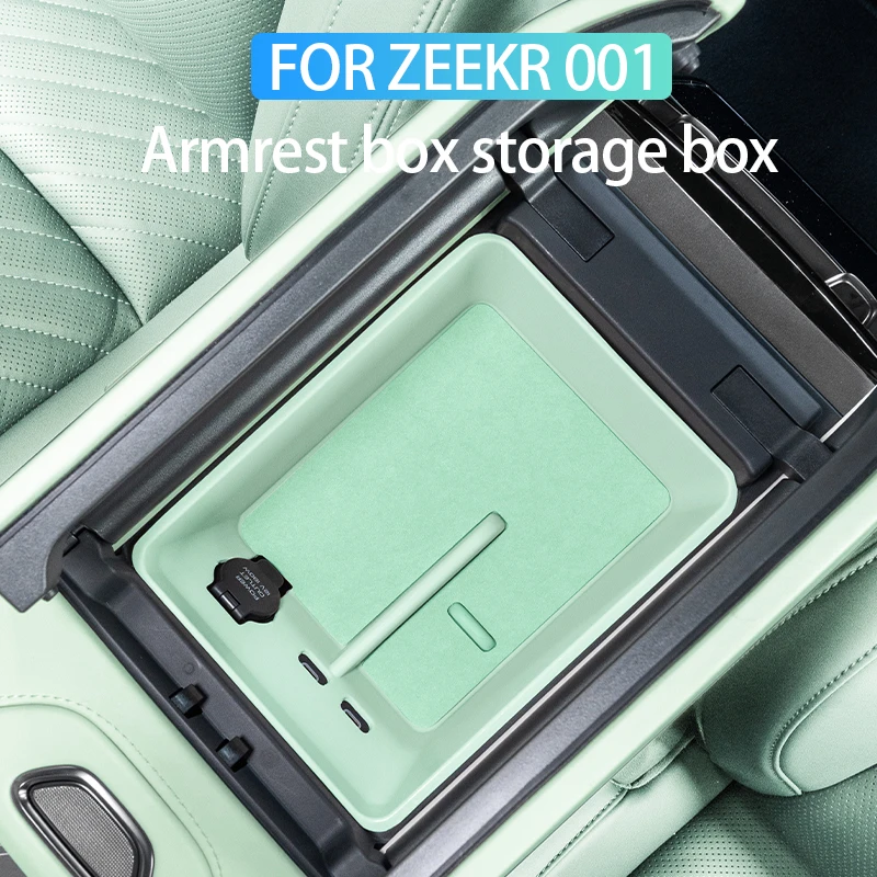 Armrest box storage box For ZEEKR 001 2024 2025 2023 Central control storage box Car interior accessories