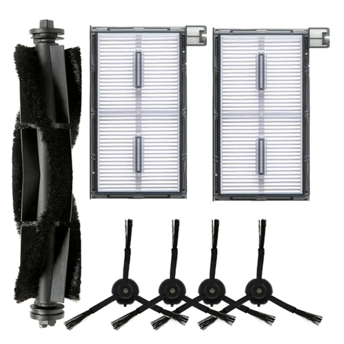 

7PCS Replacement Kit for Eufy X8 Pro / X8 Pro SES Robot Vacuum Cleaner Main Brush Side Brushes Filters Cleaning Parts