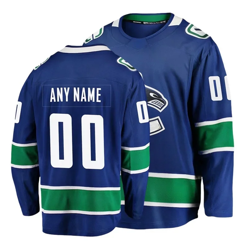 Maillot de hockey sur glace personnalisé de Vancouver pour homme, #43, Quinn Hughes, #81, pyramJoshua, #40, Elias Pettersson, #31, Arturs Silovs