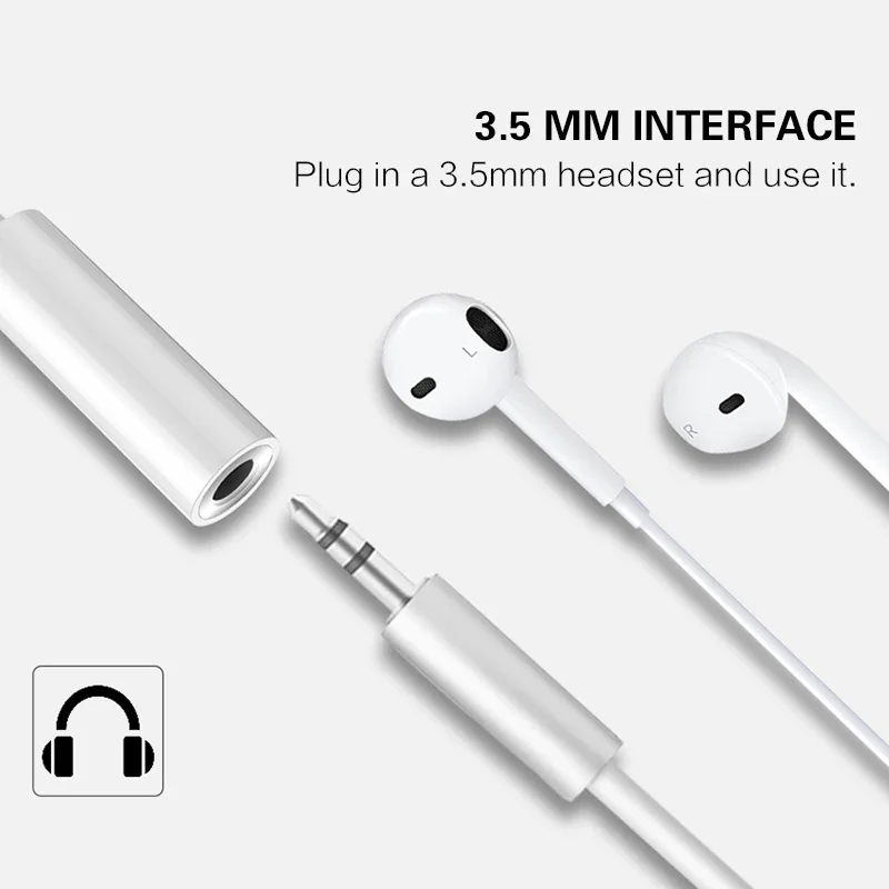 2024 Type C 3.5 Jack Earphone Cable USB C To 3.5mm AUX Headphones Adapter For SAMSUNG Galaxy Note 10 Plus A90 Oneplus