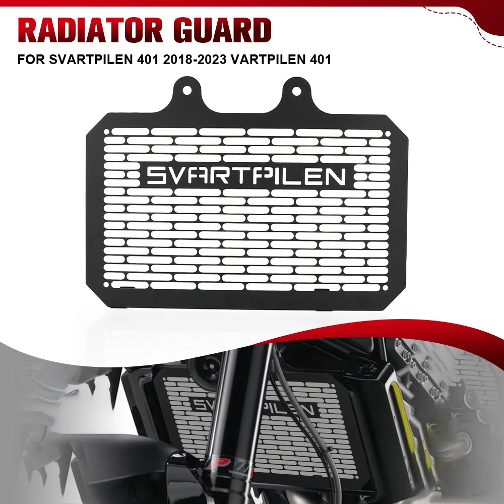 

Motorcycle Accessories CNC Radiator Grille Cover Guard Protection Protetor For Husqvarna Svartpilen 401 2018-2023 VARTPILEN 401