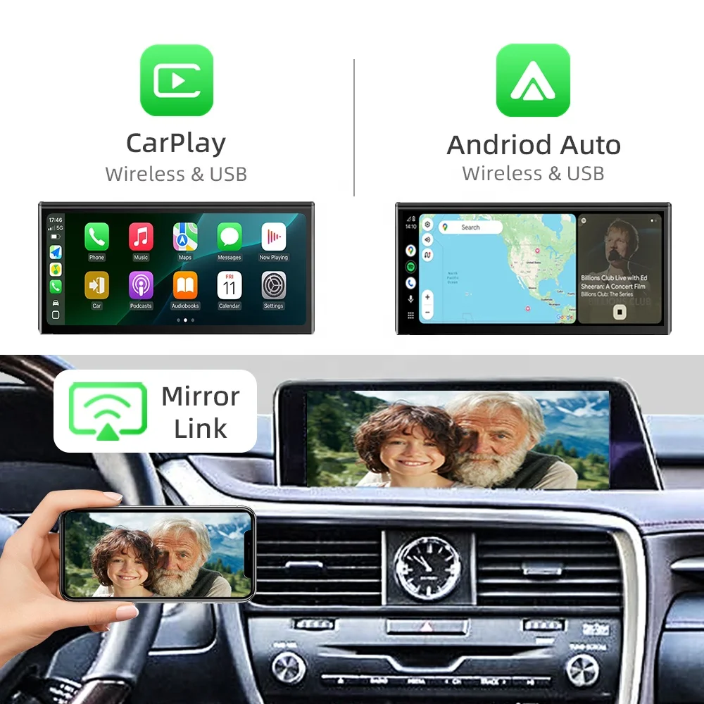 NewFor Lexus RX 2016-2019 Linux Interface Box Wireless CarPlay Android Auto CarPlay Module Decoder Car Radio Binarytek