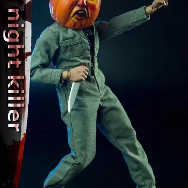 IN STOCK BBK Halloween Anime Figures 1/6 Bbk009 Michael Myers Action Figure Late Night Killer Pumpkin Head Collection Model Toys
