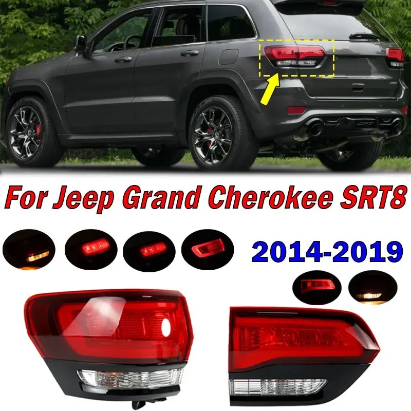 68142942AF 68142943AF Rear Tail Light Signal Brake Lamp For Jeep Grand Cherokee SRT8 2014-2019 Replacement Set