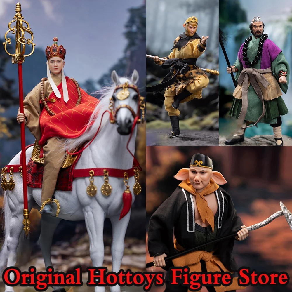 HAOYUTOYS H22054-H22058 1/12 군인 신화 시리즈 - 서쪽으로의 여행 4인 풀세트 6인치 액션 피규어 인형