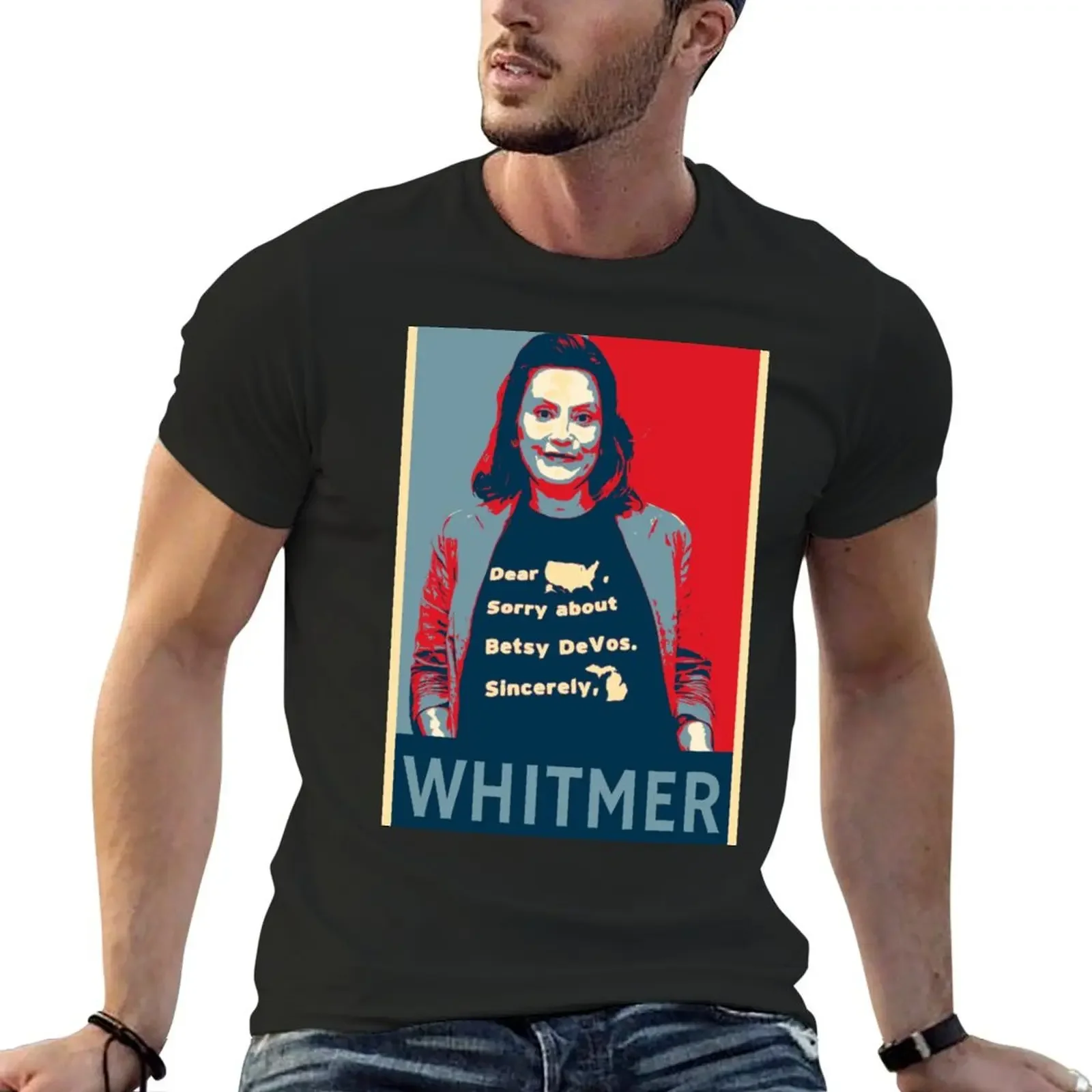 Whitmer devos T-Shirt summer tops cheap stuff men clothings