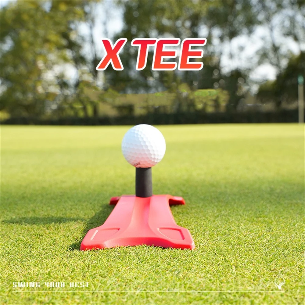 Golf TEE, Outdoor Indoor Universal Golf X-TEE, Quickly Find The Right Takeoff Angle, Aim at The Target, Protective Turf