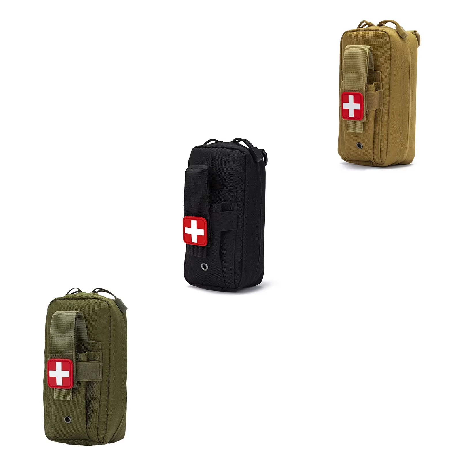 EHBO-tas EMT-etui, klein medisch EDC noodoverlevingstasje voor buitenreizen, kamperen, wandelen, trekking, klimmen, jagen