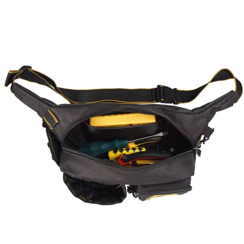 Elektricien Tool Bag/ Tool Belt Pouch, Tool Organisatie Pouch Met Verstelbare Riem, 10 Zak Elektricien Taille Pocket Bag