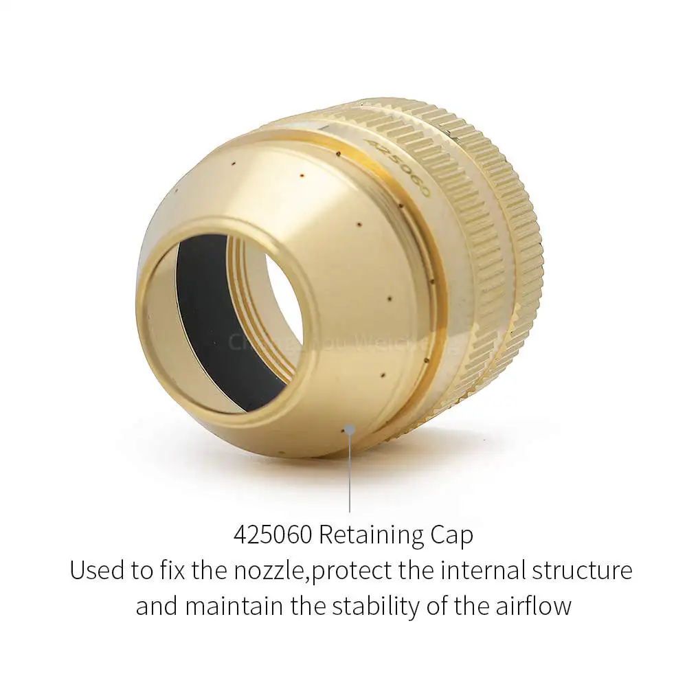 Jiusheng Tapa de retención de corte por plasma de cobre 425060 425160 HC-4200 Consumibles de antorcha
