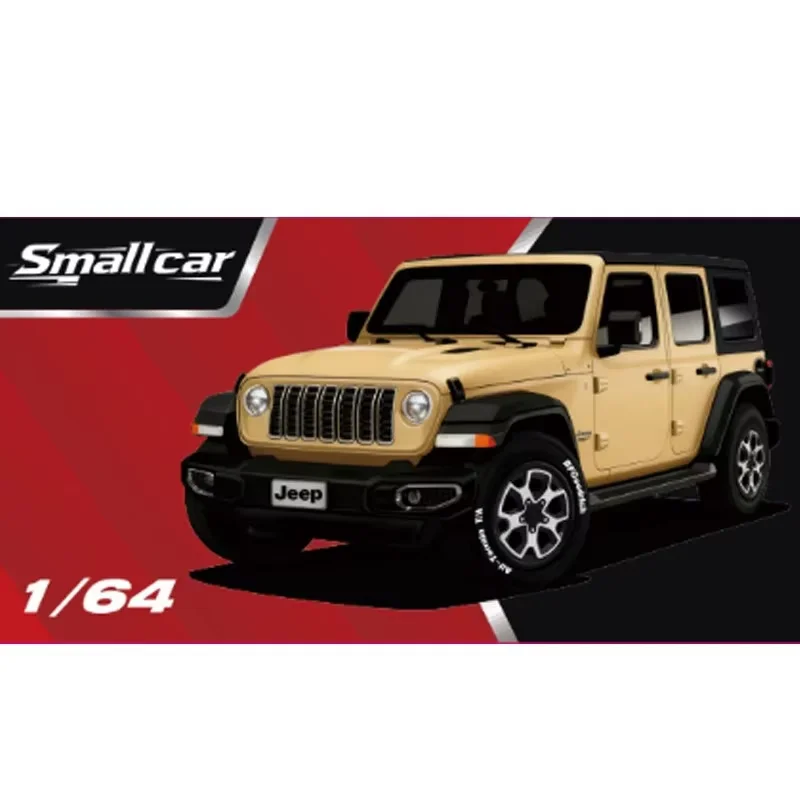 소형 자동차 다이캐스트 1:64 스케일 랭글러 합금 자동차 모델 정적 수집품 장식용 휴일 선물 장난감