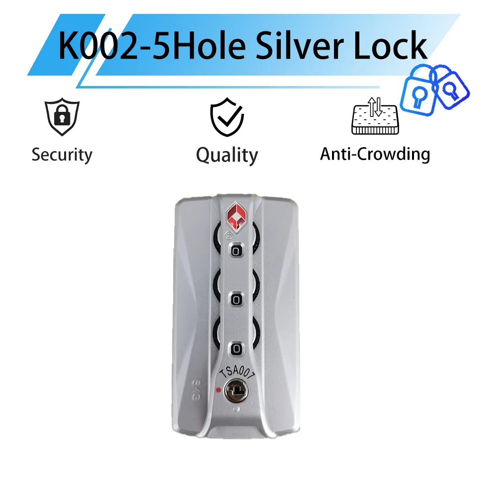 For FanFu K002-5H Luggage rod case Combination box lock accessories Universal buckle combination lock Travel accessories buckle